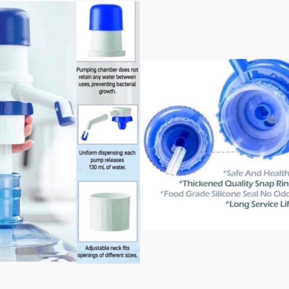 Tupperware Water Pump- White and in Green Color